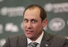 Gase's eyes the star during new Jets coach's intro