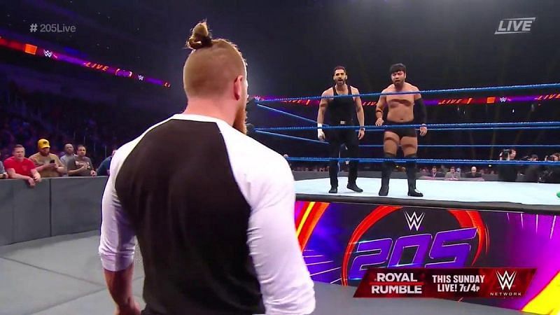 Buddy Murphy could be looking into the eyes of the next Cruiserweight Champion