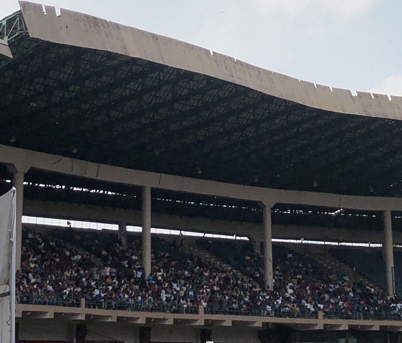 The stand which had free entry for the cricket lovers