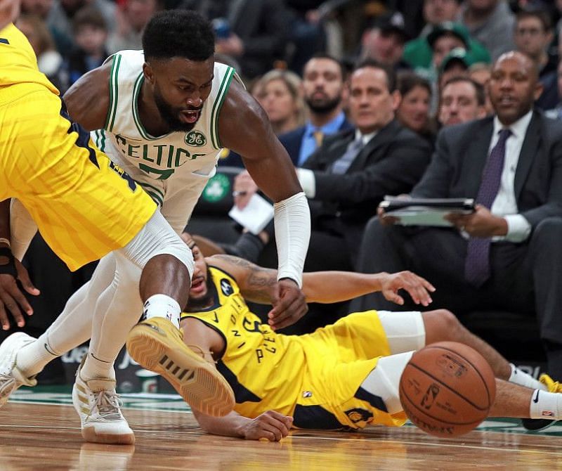 Jaylen Brown has seen a decrease in playing minutes ever since Irving's return.