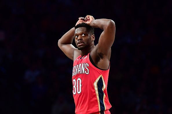 Julius Randle for the New Orleans Pelicans against the Brooklyn Nets