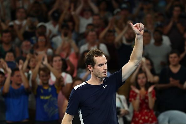 Andy Murray after his match against Roberto Bautista Agut