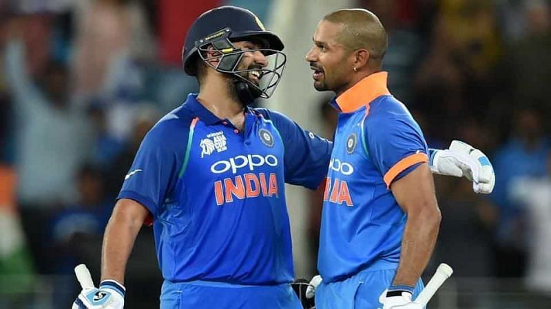 Rohit Sharma and Shikhar Dhawan