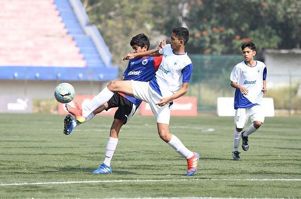 Action from Day 8 of the Boost BFC Inter-School Soccer Shield