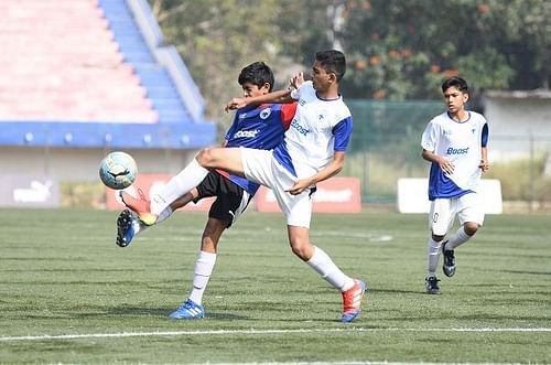 Action from Day 8 of the Boost BFC Inter-School Soccer Shield