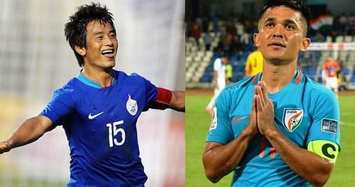 Sunil Chhetri overtook Bhaichung Bhutia's tally in the game against Chinese Taipei at the 2018 Intercontinental Cup