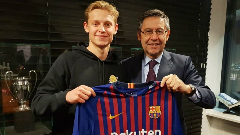 Latest Barcelona signing Frenkie de Jong