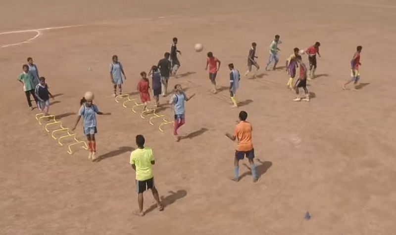 Mrida Education and Welfare Society in association with Myntra helped the Mandla children with Adidas TelStar 18 footballs to support their everyday training