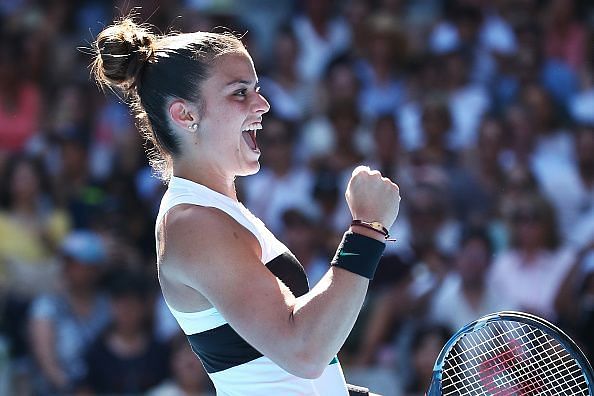 2019 Australian Open - Day 1 - Maria Sakkari&Acirc;&nbsp;excited after getting past Ostapenko