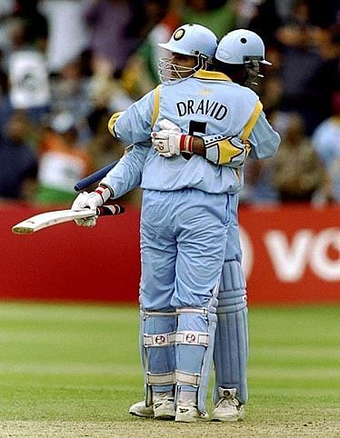 Dravid and Ganguly duo has scored firstever 300+ partnership in ODI cricket