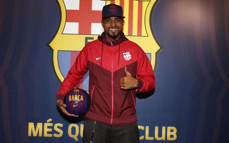Boateng has joined the Blaugrana on loan till the end of the season