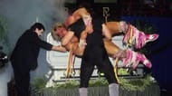 Undertaker puts Warrior in the casket