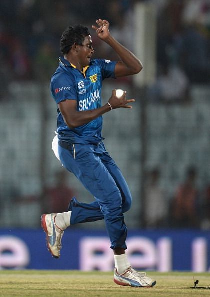 Ajantha Mendis during Sri Lanka v Netherlands - ICC World Twenty20 Bangladesh 2014