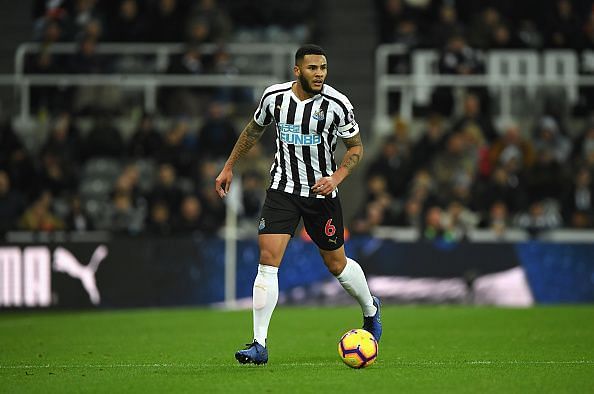 Lascelles in action for Newcastle United