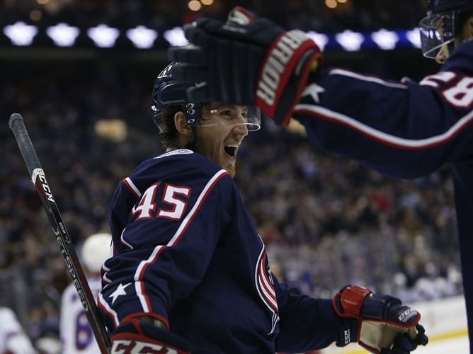 Foligno leads scoring flurry, Blue Jackets beat Rangers 7-5