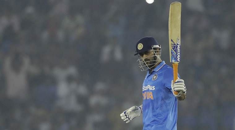 The bearded MS Dhoni entertained the fans in Mohali