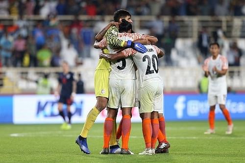 India come off a 4-1 win over Thailand in their Asian Cup opener (Image: AIFF Media)