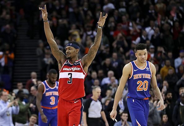 Beal scored 26 points, had nine rebounds and four assists against the Knicks