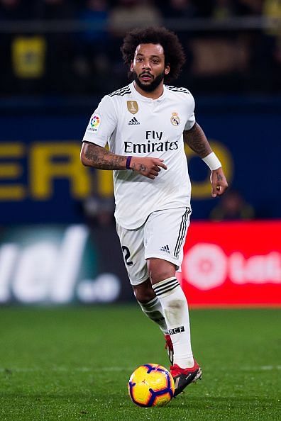 Marcelo in action for Real Madrid