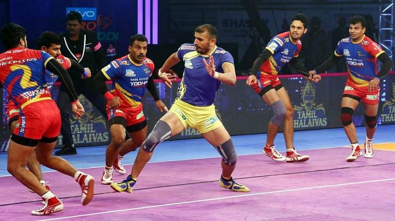 Ajay Thakur was yet again the lone spark for the Thalaivas