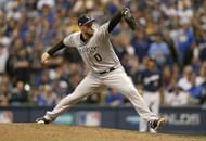 Adam Ottavino, Divisional Round - Colorado Rockies v Milwaukee Brewers - Game One