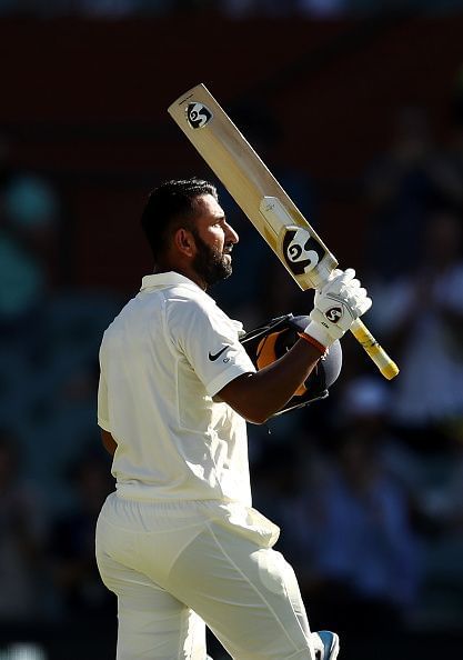 Pujara scored a magnificent ton