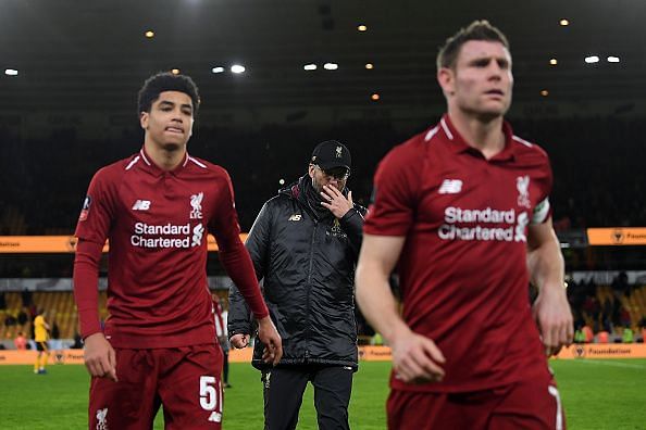 Wolverhampton Wanderers sent Liverpool back home after the third round