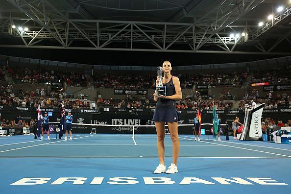 Karolina Pliskova at 2019 Brisbane International - Day 8