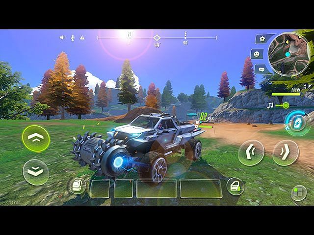 The game has a variety of awesome vehicles.