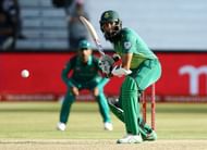 Hashim Amla in action during South Africa v Pakistan - 2nd Momentum One Day International