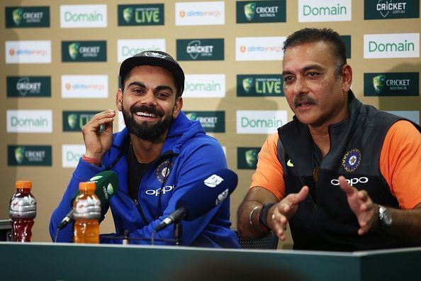 Virat Kohli and Ravi Shastri