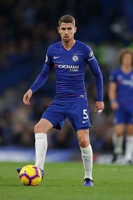 Jorginho's main work is to dictate the tempo of the play.