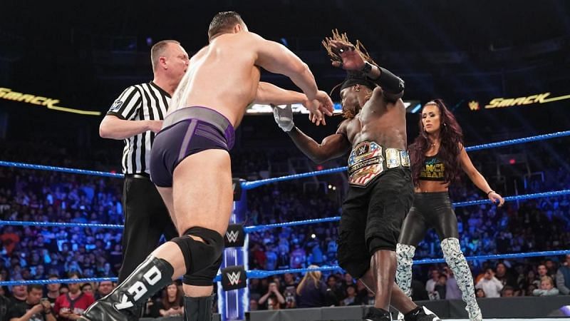 After being shoved by Rusev, Truth accepts the challenge!