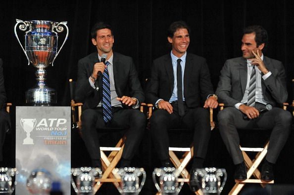The Big Three of Tennis - Novak Djokovic, Rafael Nadal and Roger Federer