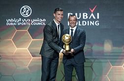 Cristiano Ronaldo crowned Player of The Year at 2018 Globe Soccer Awards