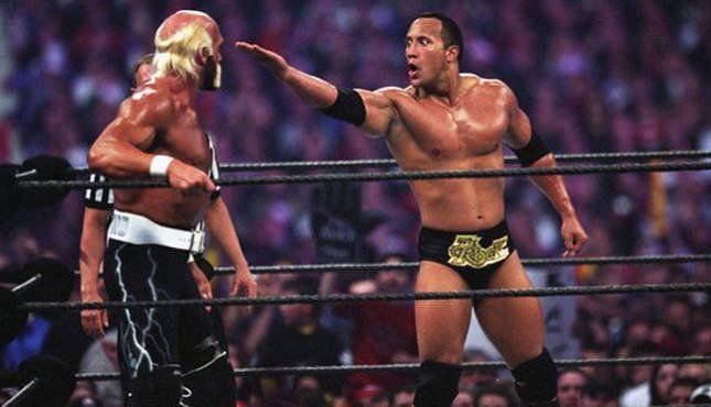 Hogan and The Rock met in a true dream match but plans were originally very different.