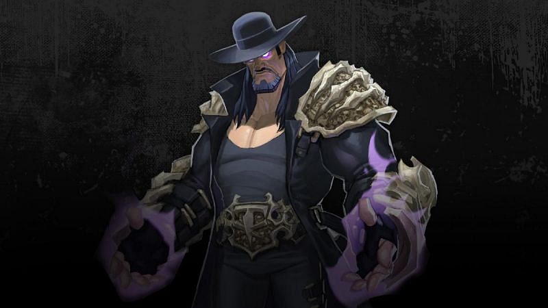 Concept art of The Undertaker in WWE Brawl