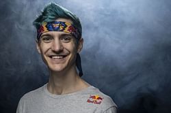 Red Bull athlete Tyler "Ninja" Blevins plays a game of Fortnite with Brazilian superstar Neymar Jr