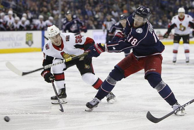 Blue Jackets surge late to beat reeling Senators 6-3