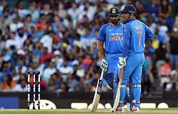 AUS v IND: रोहित शर्मा ने एम एस धोनी के बल्लेबाजी क्रम को लेकर दिया बड़ा बयान