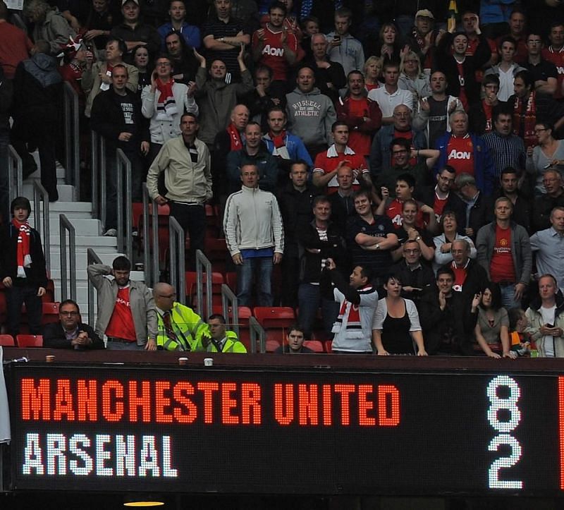 A scoreline every Arsenal supporter would like to forget