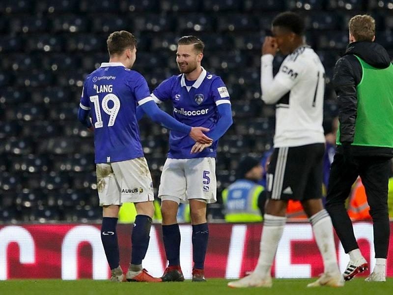 League 2 side Oldham knocked Fulham out of the cup with a late winner