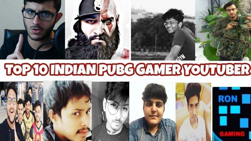 Indian YouTubers who stream PUBG