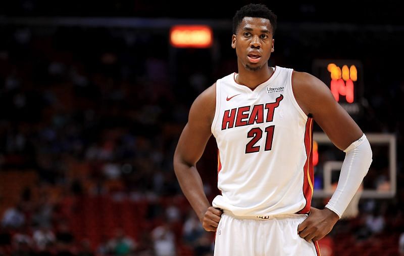 Hassan Whiteside is averaging a double-double this season.