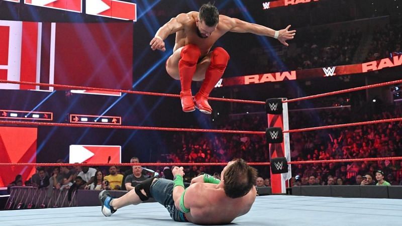 Finn Balor defeated John Cena, Baron Corbin and Drew McIntyre to face Universal Champion Brock Lesnar at the Royal Rumble
