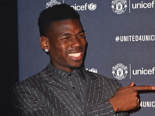 Paul Pogba at the United for Unicef Gala Dinner