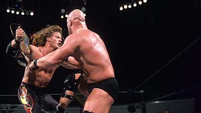 Stone Cold challenges Chris Jericho for the WWF Championship