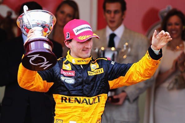 Kubica stood on the podium three times in 2010, including a podium in Monaco