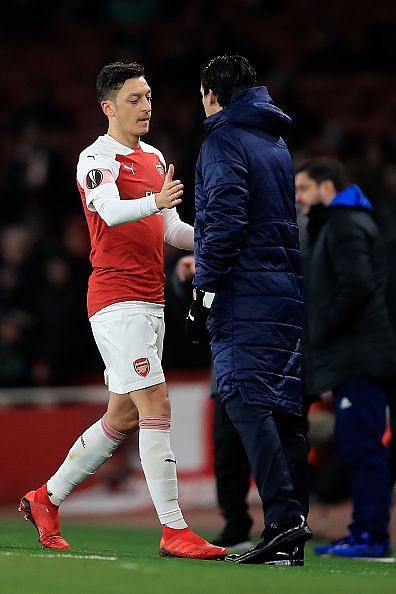 Ozil and Emery haven&#039;t had the best of relationships