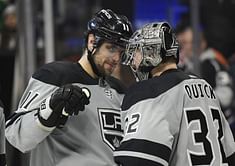 Quick, Kopitar hit 300th milestones, Kings rout Oilers 4-0